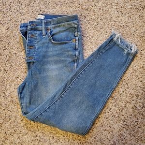 Madewell 10" High Rise Skinny Cropped